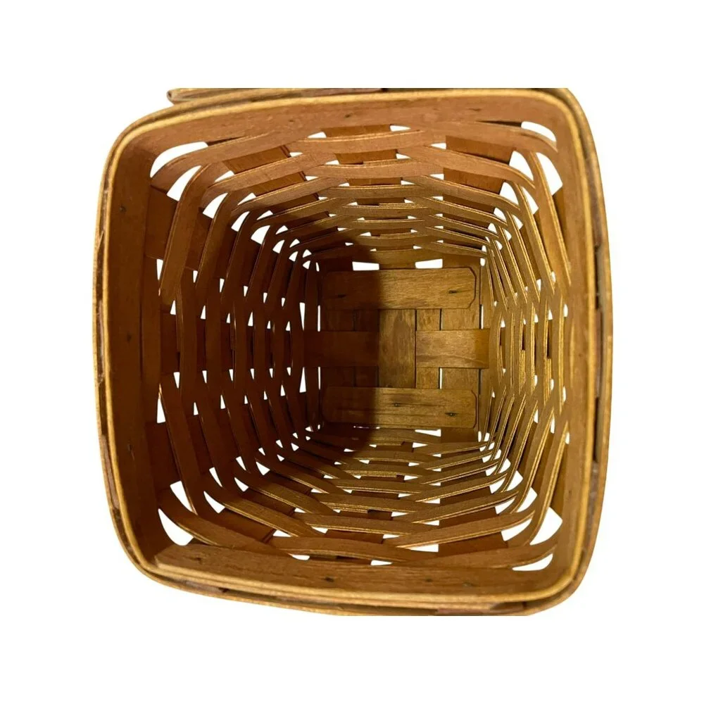 Vintage 1993 Longaberger Basket Used Plastic Protector